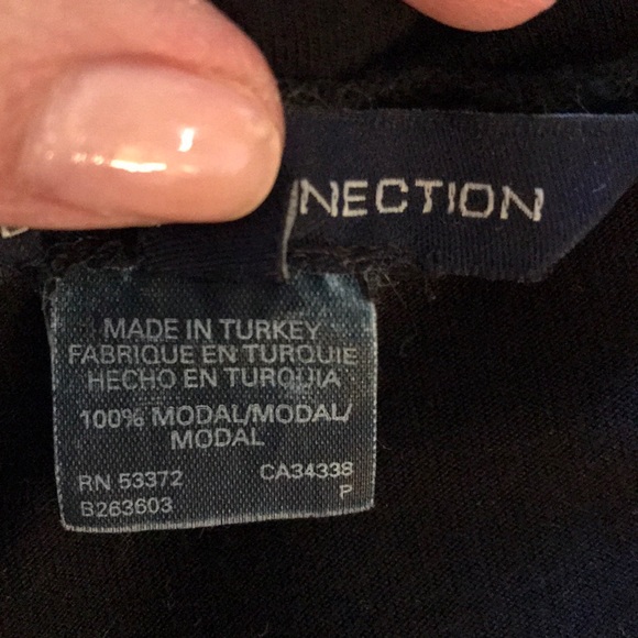 French Connection Black Scoop Neck Top - Picture 6 of 6